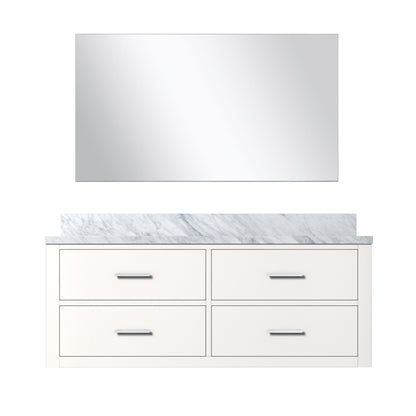 Lexora Castor 48 in. White Single Sink Bath Vanity
