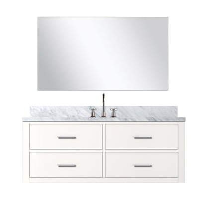 Lexora Castor 48 in. White Single Sink Bath Vanity