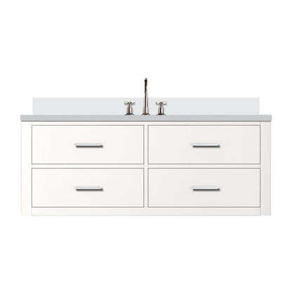 Lexora Castor 48 in. White Single Sink Bath Vanity