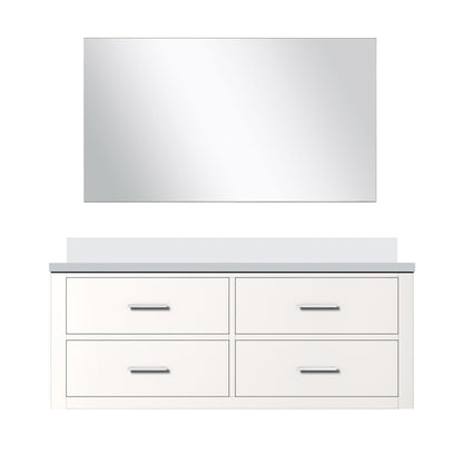 Lexora Castor 48 in. White Single Sink Bath Vanity