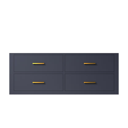 Lexora Castor 48 in. Blue Single Sink Bath Vanity