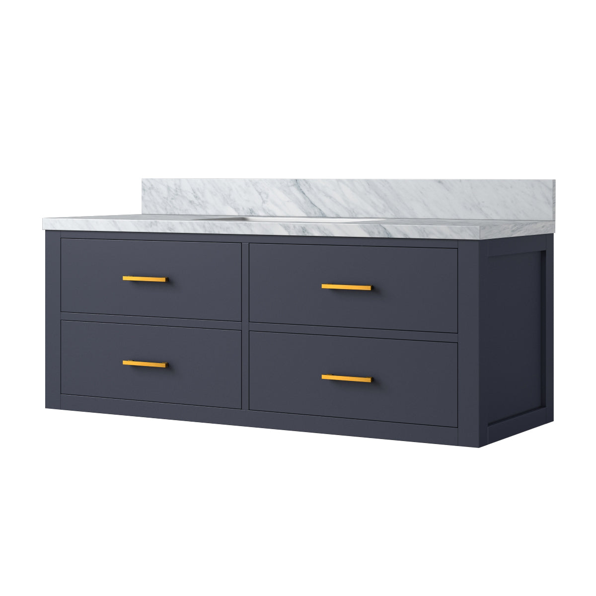 Lexora Castor 48 in. Blue Single Sink Bath Vanity