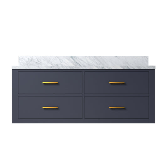 Lexora Castor 48 in. Blue Single Sink Bath Vanity