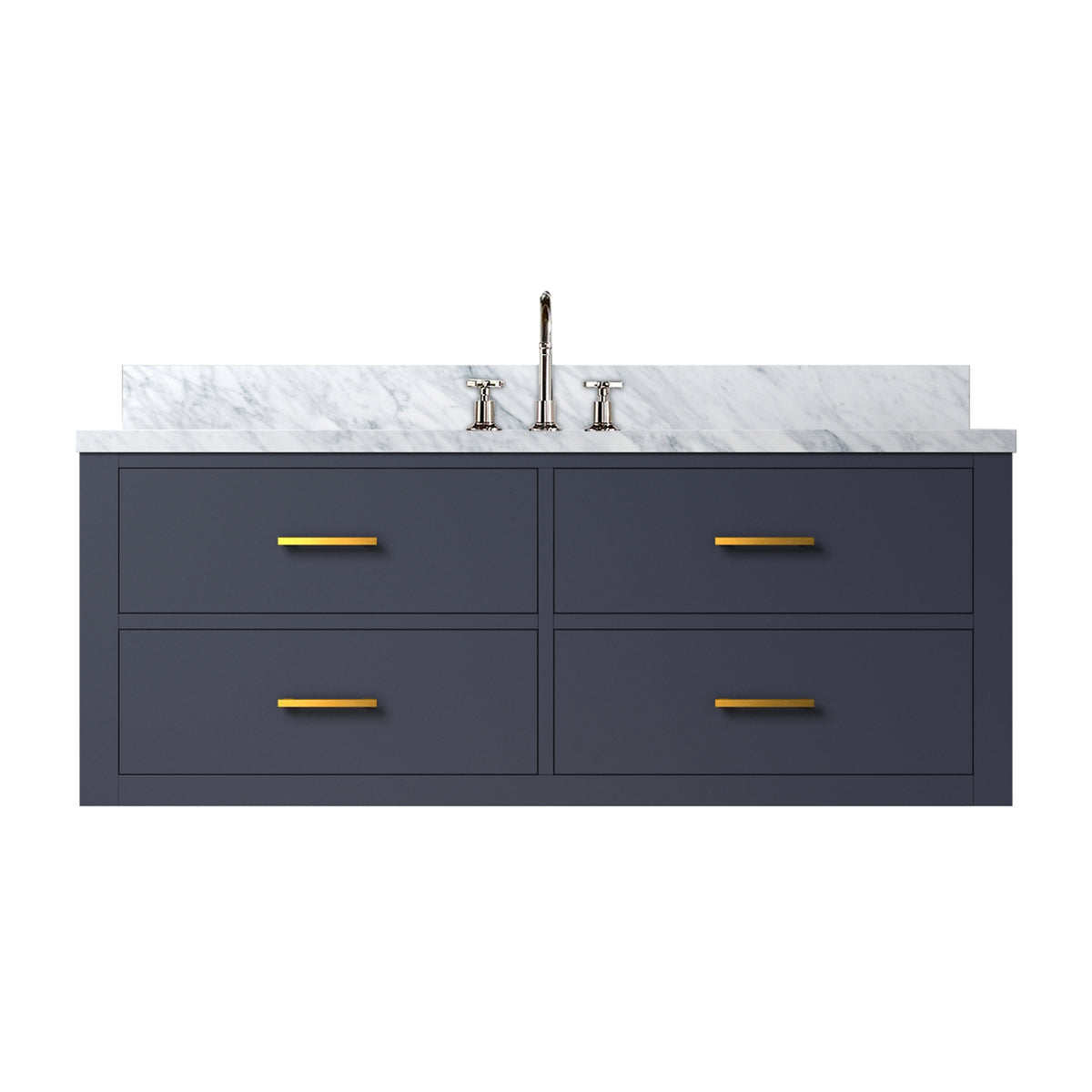 Lexora Castor 48 in. Blue Single Sink Bath Vanity