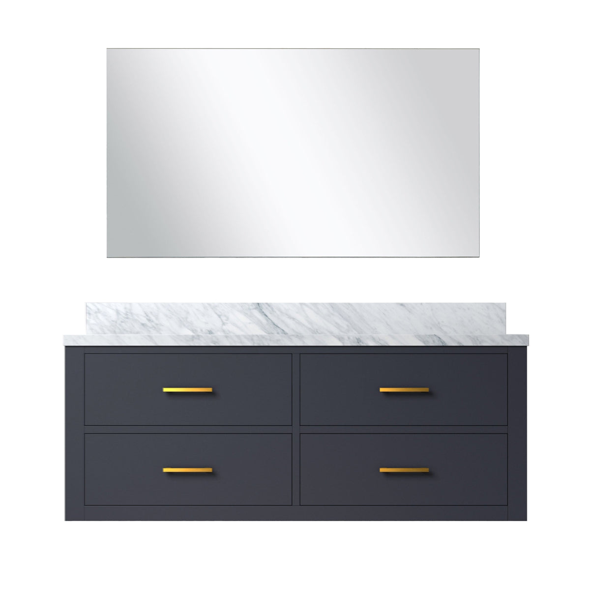 Lexora Castor 48 in. Blue Single Sink Bath Vanity