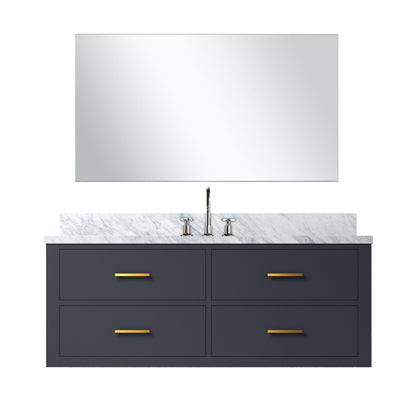 Lexora Castor 48 in. Blue Single Sink Bath Vanity