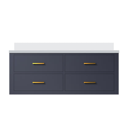 Lexora Castor 48 in. Blue Single Sink Bath Vanity