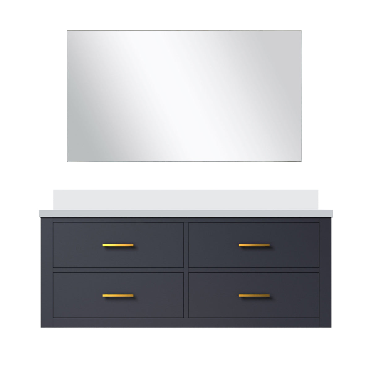 Lexora Castor 48 in. Blue Single Sink Bath Vanity