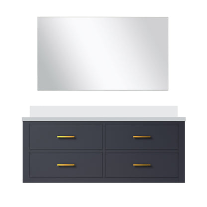 Lexora Castor 48 in. Blue Single Sink Bath Vanity