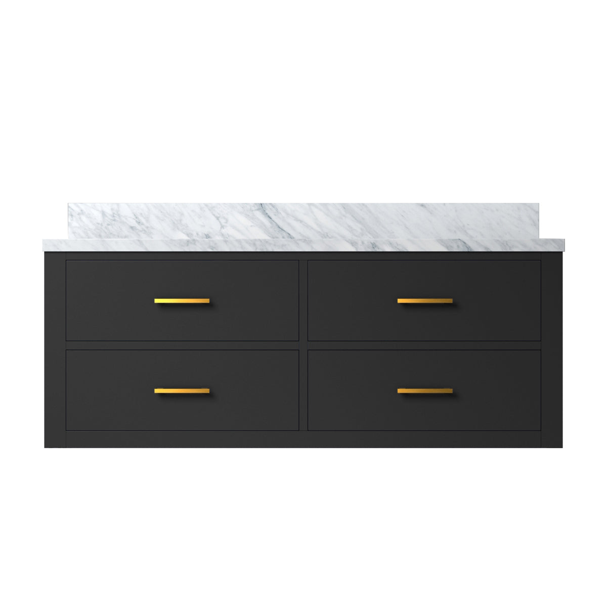 Lexora Castor 48 in. Black Single Sink Bath Vanity