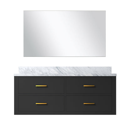 Lexora Castor 48 in. Black Single Sink Bath Vanity