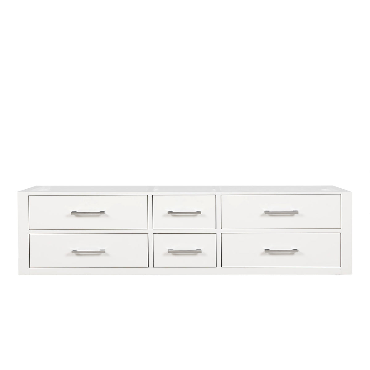 Lexora Castor 72 in. White Double Sink Bath Vanity