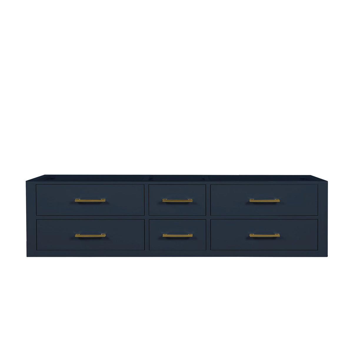 Lexora Castor 72 in. Blue Double Sink Bath Vanity
