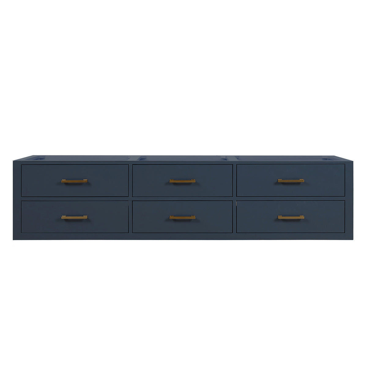 Lexora Castor 80 in. Blue Double Sink Bath Vanity
