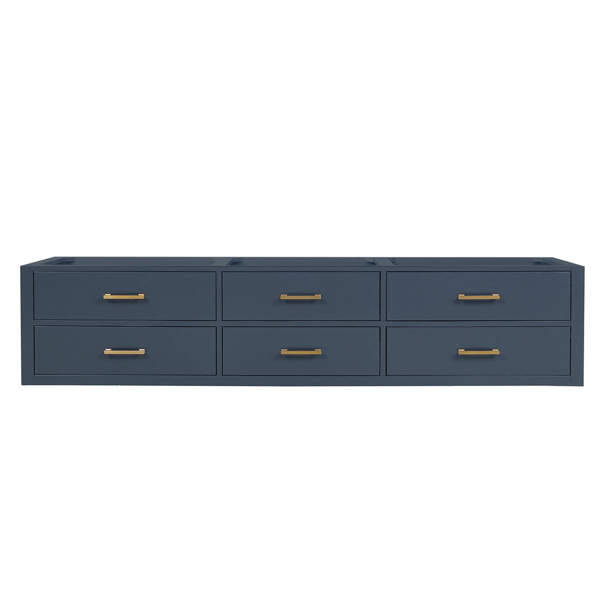 Lexora Castor 84 in. Blue Double Sink Bath Vanity