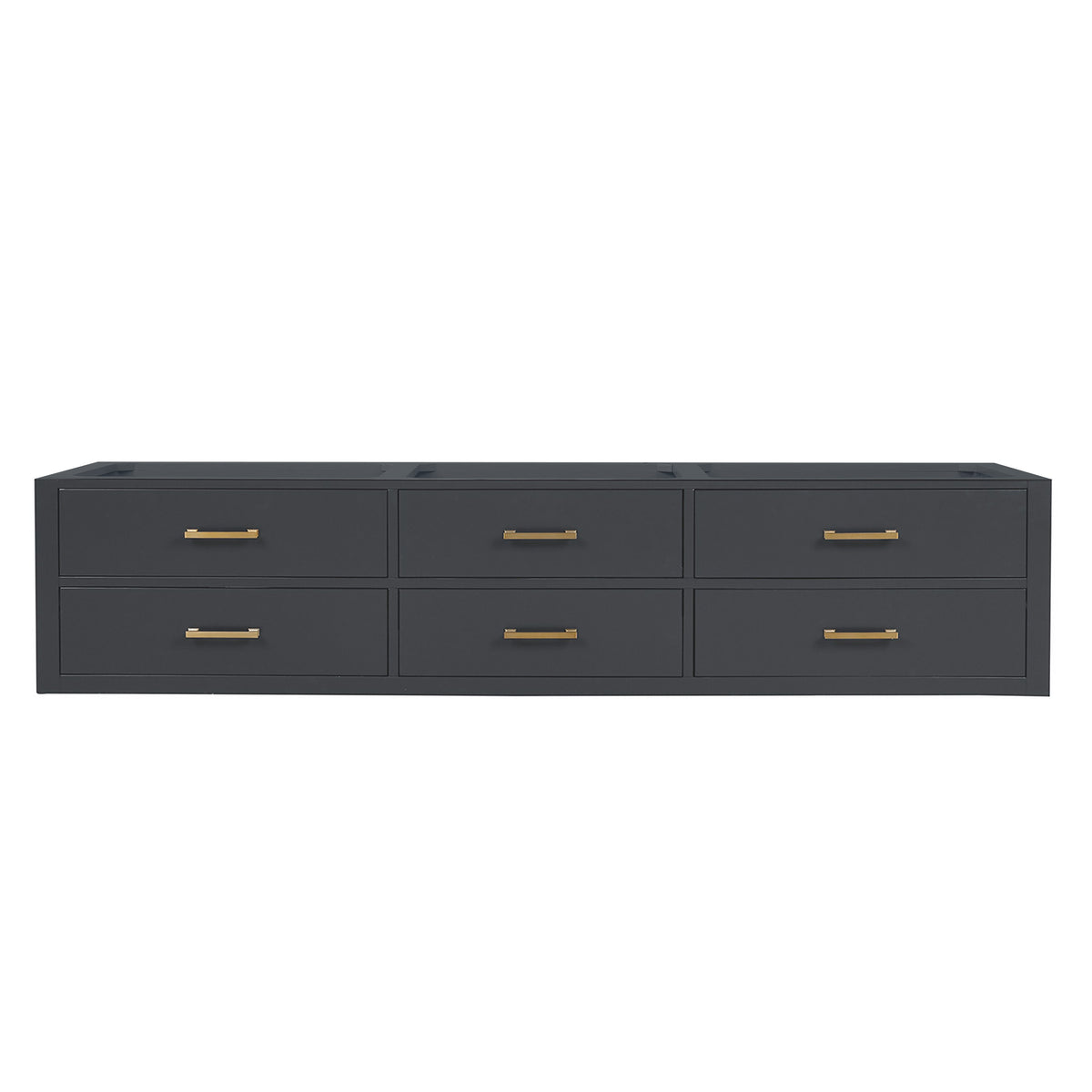 Lexora Castor 84 in. Black Double Sink Bath Vanity