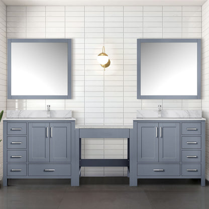Lexora Coraline 102 in. Dark Grey Double Sink Bath Vanity