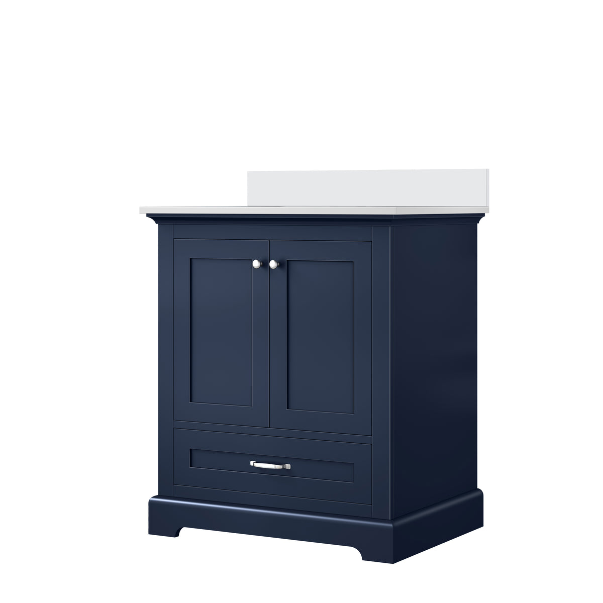 Lexora Dukes 30 in. Navy Blue Single Sink Bath Vanity