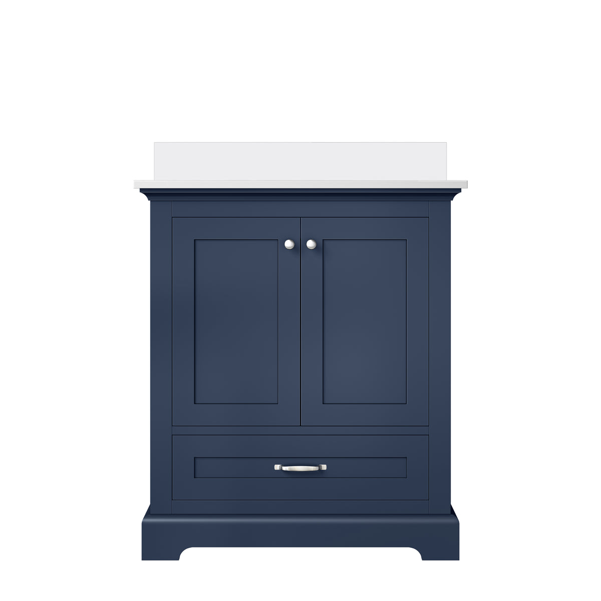 Lexora Dukes 30 in. Navy Blue Single Sink Bath Vanity