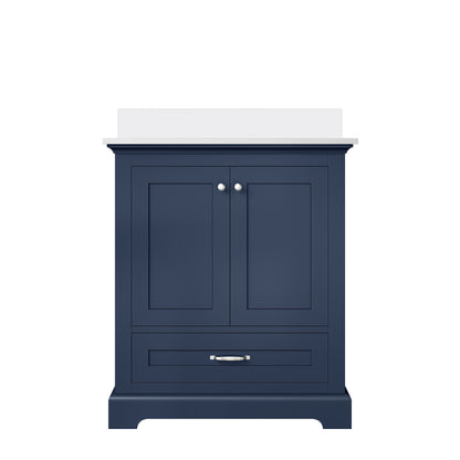 Lexora Dukes 30 in. Navy Blue Single Sink Bath Vanity