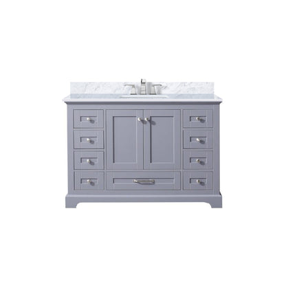 Lexora Dukes 48 in. Dark Grey Single Sink Bath Vanity