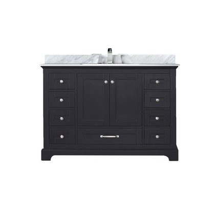 Lexora Dukes 48 in. Espresso Single Sink Bath Vanity