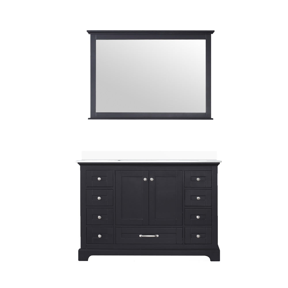 Lexora Dukes 48 in. Espresso Single Sink Bath Vanity