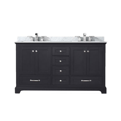 Lexora Dukes 60 in. Espresso Double Sink Bath Vanity