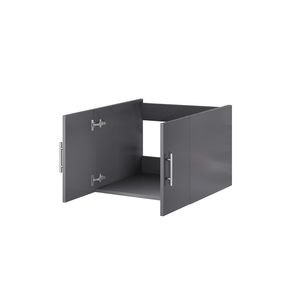 Lexora Geneva 24 in. Dark Grey Single Sink Bath Vanity