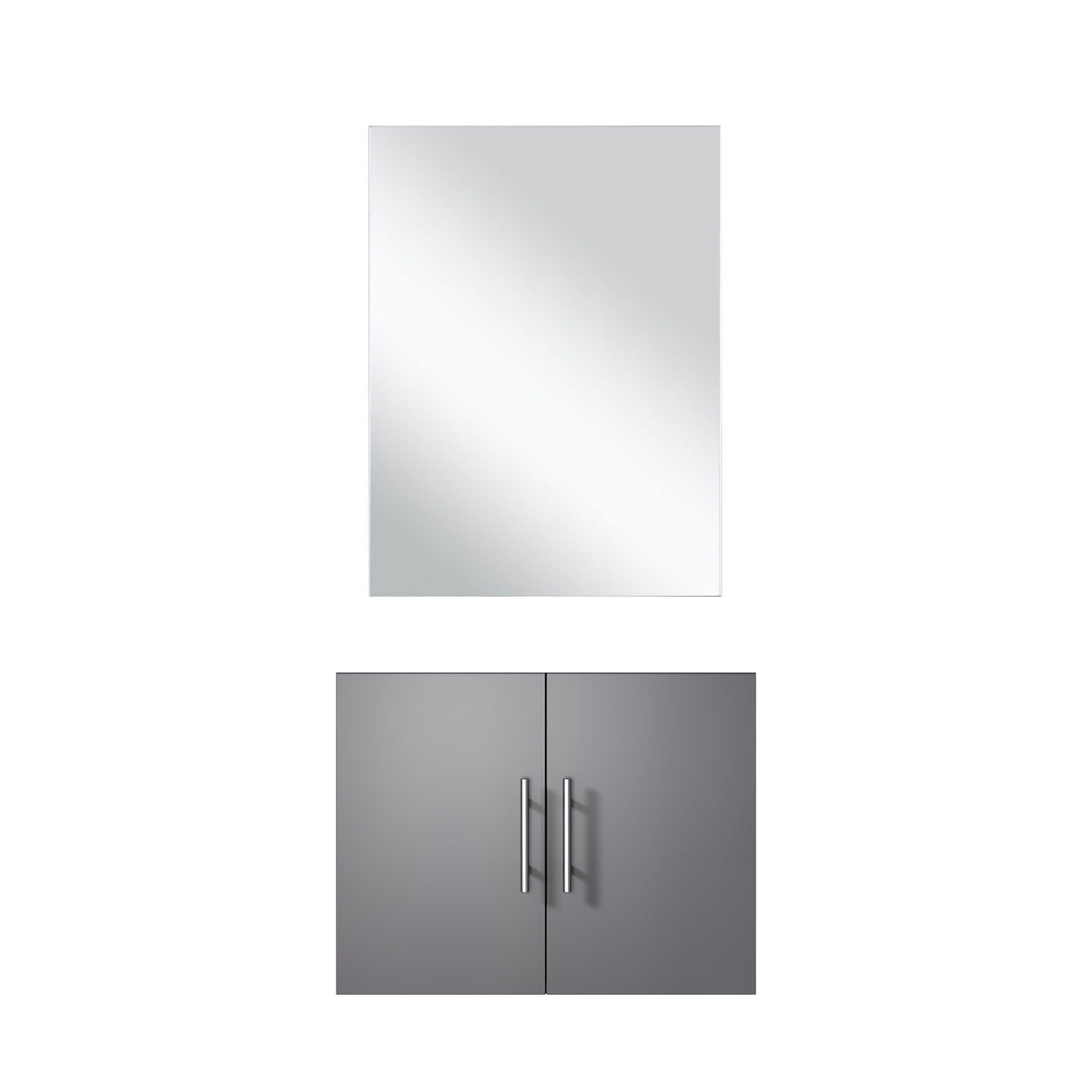 Lexora Geneva 24 in. Dark Grey Single Sink Bath Vanity