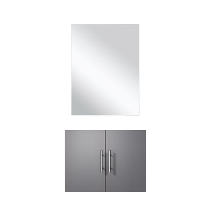 Lexora Geneva 24 in. Dark Grey Single Sink Bath Vanity