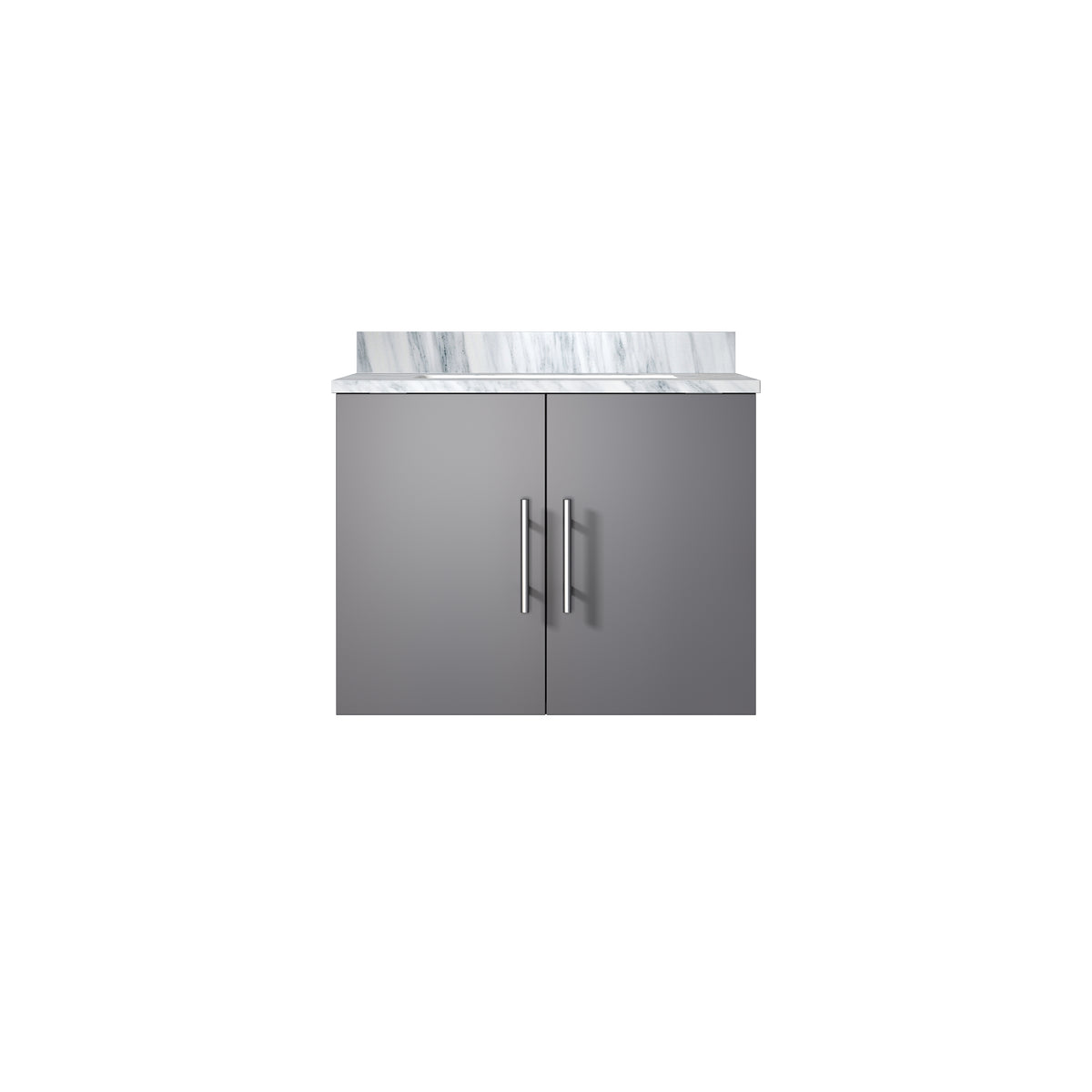 Lexora Geneva 24 in. Dark Grey Single Sink Bath Vanity