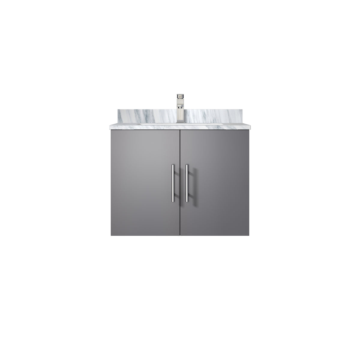 Lexora Geneva 24 in. Dark Grey Single Sink Bath Vanity
