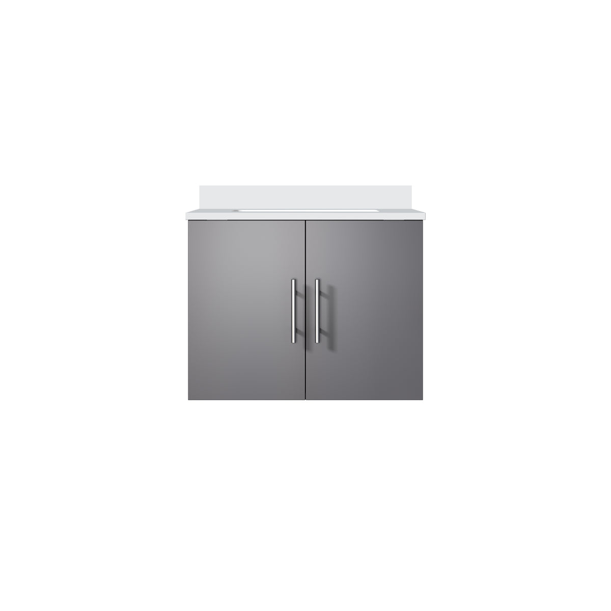 Lexora Geneva 24 in. Dark Grey Single Sink Bath Vanity