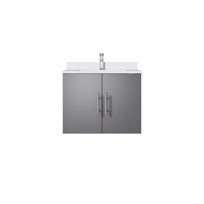 Lexora Geneva 24 in. Dark Grey Single Sink Bath Vanity