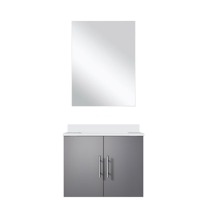 Lexora Geneva 24 in. Dark Grey Single Sink Bath Vanity