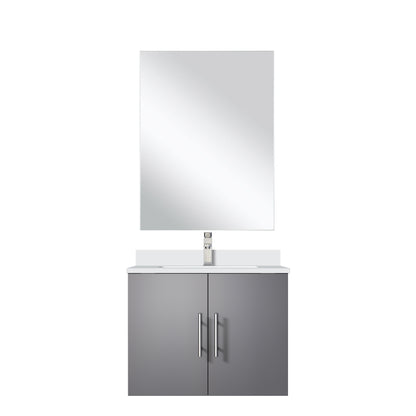 Lexora Geneva 24 in. Dark Grey Single Sink Bath Vanity