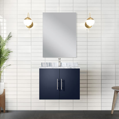 Lexora Geneva 24 in. Navy Blue Single Sink Bath Vanity