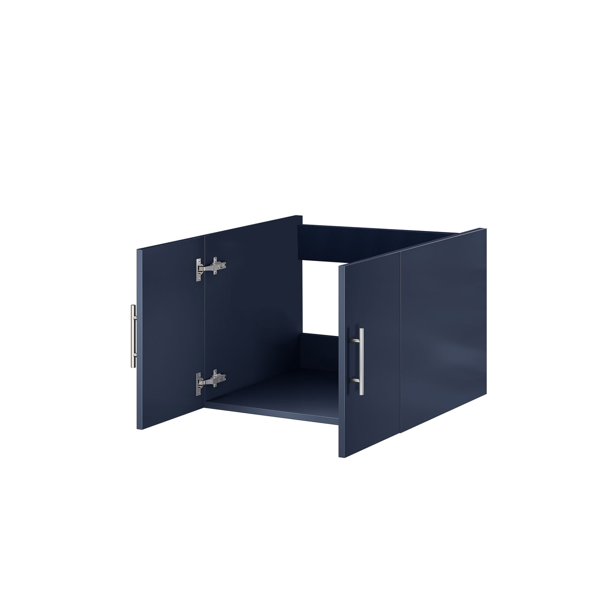 Lexora Geneva 24 in. Navy Blue Single Sink Bath Vanity