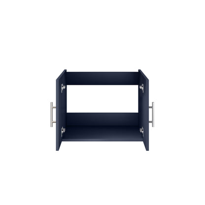 Lexora Geneva 24 in. Navy Blue Single Sink Bath Vanity
