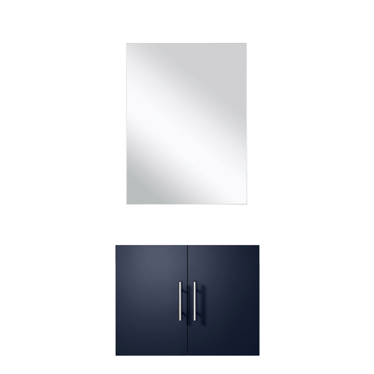 Lexora Geneva 24 in. Navy Blue Single Sink Bath Vanity