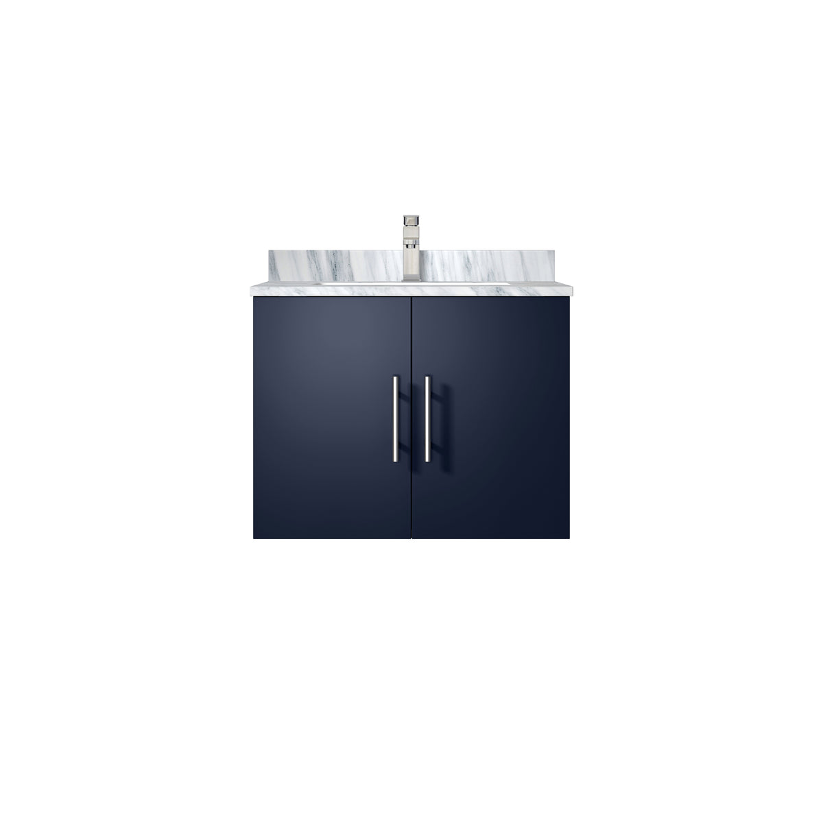 Lexora Geneva 24 in. Navy Blue Single Sink Bath Vanity