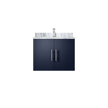 Lexora Geneva 24 in. Navy Blue Single Sink Bath Vanity