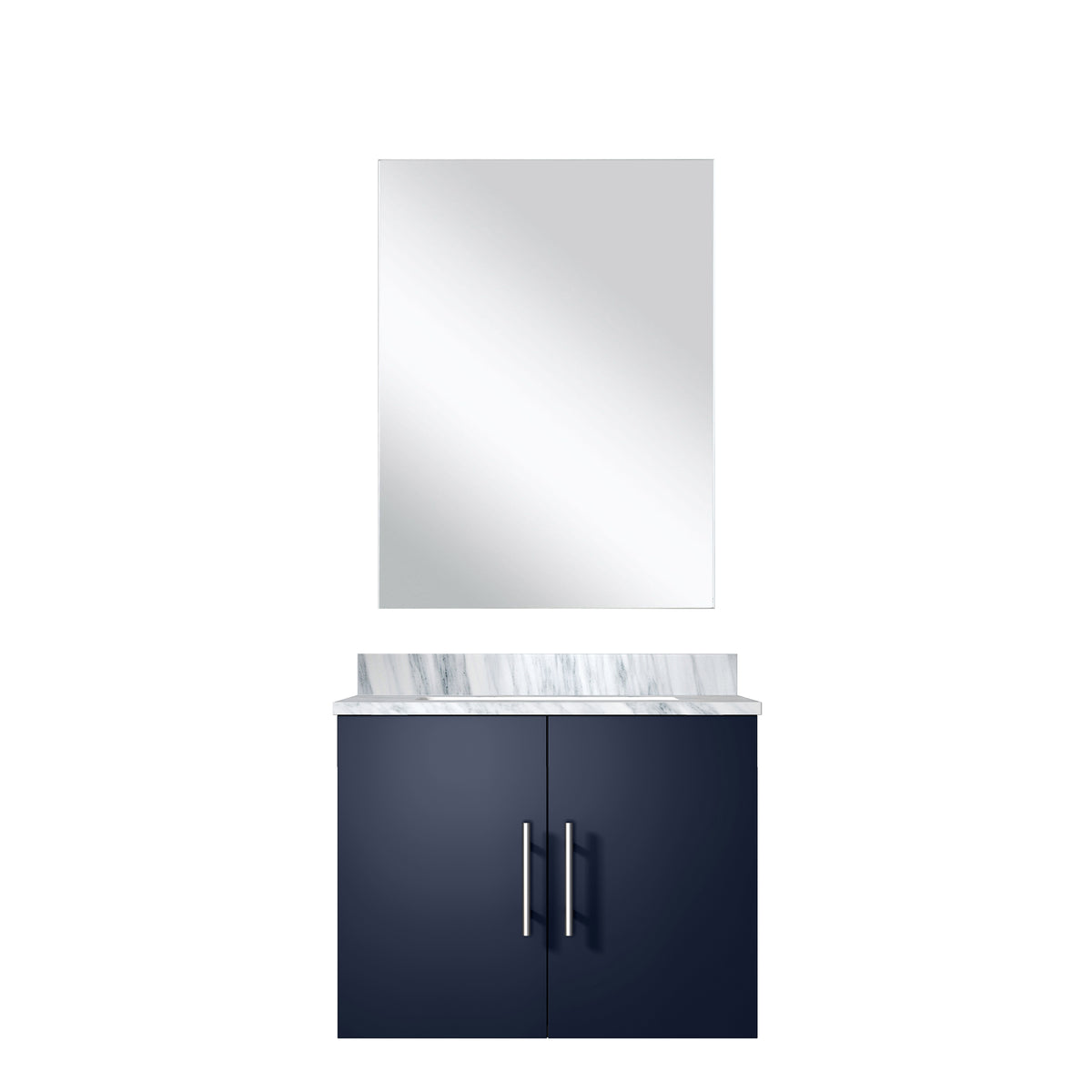 Lexora Geneva 24 in. Navy Blue Single Sink Bath Vanity
