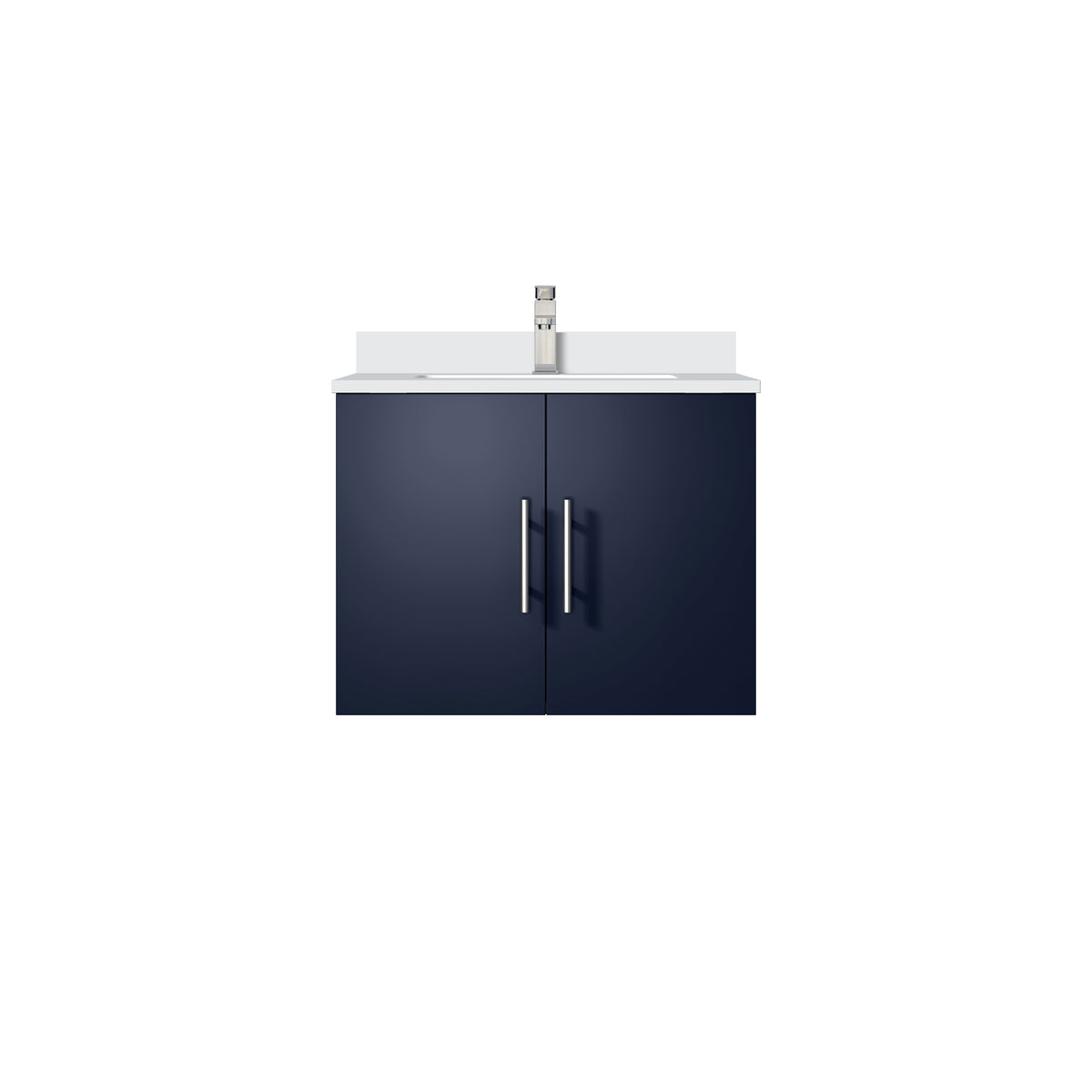 Lexora Geneva 24 in. Navy Blue Single Sink Bath Vanity