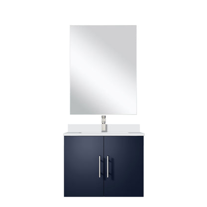 Lexora Geneva 24 in. Navy Blue Single Sink Bath Vanity