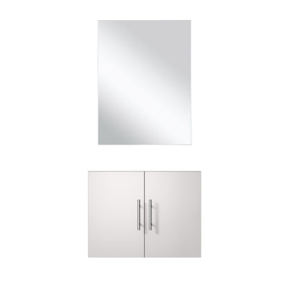 Lexora Geneva 24 in. Glossy White Single Sink Bath Vanity