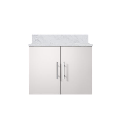 Lexora Geneva 24 in. Glossy White Single Sink Bath Vanity