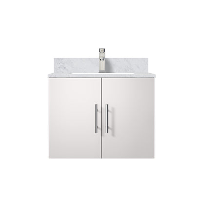 Lexora Geneva 24 in. Glossy White Single Sink Bath Vanity