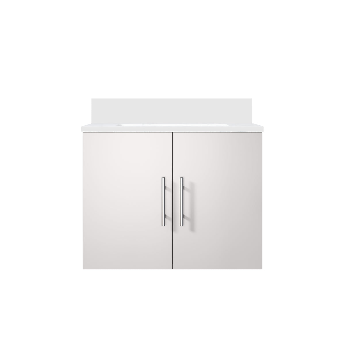 Lexora Geneva 24 in. Glossy White Single Sink Bath Vanity